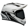 Bell MX 2024 MX-9 Adventure Mips Adult Helmet (Alpine White/Black) Side Right Dark Visor