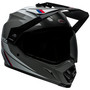 Bell MX 2024 MX-9 Adventure Mips Adult Helmet (Alpine Nardo/Black) Front Right Dark Visor