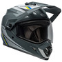 Bell MX 2024 MX-9 Adventure Mips Adult Helmet (Alpine Grey/Blue) Front Right