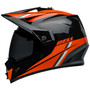 Bell MX 2024 MX-9 Adventure Mips Adult Helmet (Alpine Black/Orange) Side Left Dark Visor