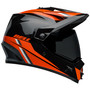 Bell MX 2024 MX-9 Adventure Mips Adult Helmet (Alpine Black/Orange) Side Right Dark Visor
