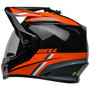 Bell MX 2024 MX-9 Adventure Mips Adult Helmet (Alpine Black/Orange) Back Left