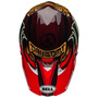Bell MX 2024 Moto-10 Spherical Mips Adult Helmet (DITD 24 Red/Gold) Top