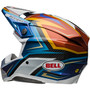 Bell MX 2024 Moto-10 Spherical Mips Adult Helmet (Tomac 24 White/Gold) Back Left