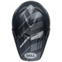 Bell MX 2024 Moto-9S Flex Adult Helmet (Banshee Black/Silver) Top