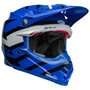 Bell MX 2024 Moto-9S Flex Adult Helmet (Banshee Blue/White) Front Right