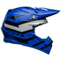 Bell MX 2024 Moto-9S Flex Adult Helmet (Banshee Blue/White) Side Right