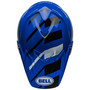 Bell MX 2024 Moto-9S Flex Adult Helmet (Banshee Blue/White) Top