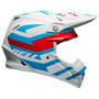 Bell MX 2024 Moto-9S Flex Adult Helmet (Banshee White/Red) Side Right