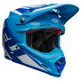 Bell MX 2024 Moto-9S Flex Adult Helmet (Rail Blue/White) Front Right