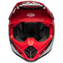 Bell MX 2024 Moto-9S Flex Adult Helmet (Rail Red/White) Front