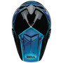 Bell MX 2024 Moto-9S Flex Adult Helmet (Sprite Black/Blue) Top