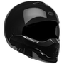 Bell Cruiser 2024 Broozer Adult Helmet (Solid Black) ECE6 Front Right Dark Visor