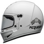 Bell Cruiser 2024 Eliminator Adult Helmet (Steve McQueen White) Side Left