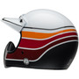 Bell Cruiser 2024 Moto-3 Adult Helmet (RSD Saddleback White/Black) Back Left