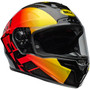 Bell Street 2024 Race Star Flex DLX Adult Helmet (Offset Black/Red) Front Right