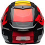 Bell Street 2024 Race Star Flex DLX Adult Helmet (Offset Black/Red) Back