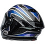Bell Street 2024 Race Star Flex DLX Adult Helmet (Xenon Orion/Black) Back Left