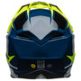 Bell MX 2024 Moto-10 Spherical Mips Adult Helmet (Sliced Retina/Blue) Back