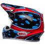 Bell MX 2024 MX-9 Mips Adult Helmet (Showtime Black/Red) ECE6 Back Left
