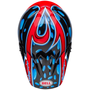 Bell MX 2024 MX-9 Mips Adult Helmet (Showtime Black/Red) ECE6 Top