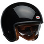 Bell Cruiser 2024 TX501 Adult Helmet (Solid Black) Front Right with Visor