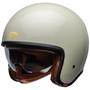 Bell Cruiser 2024 TX501 Adult Helmet (Vintage White) Front Left with Visor