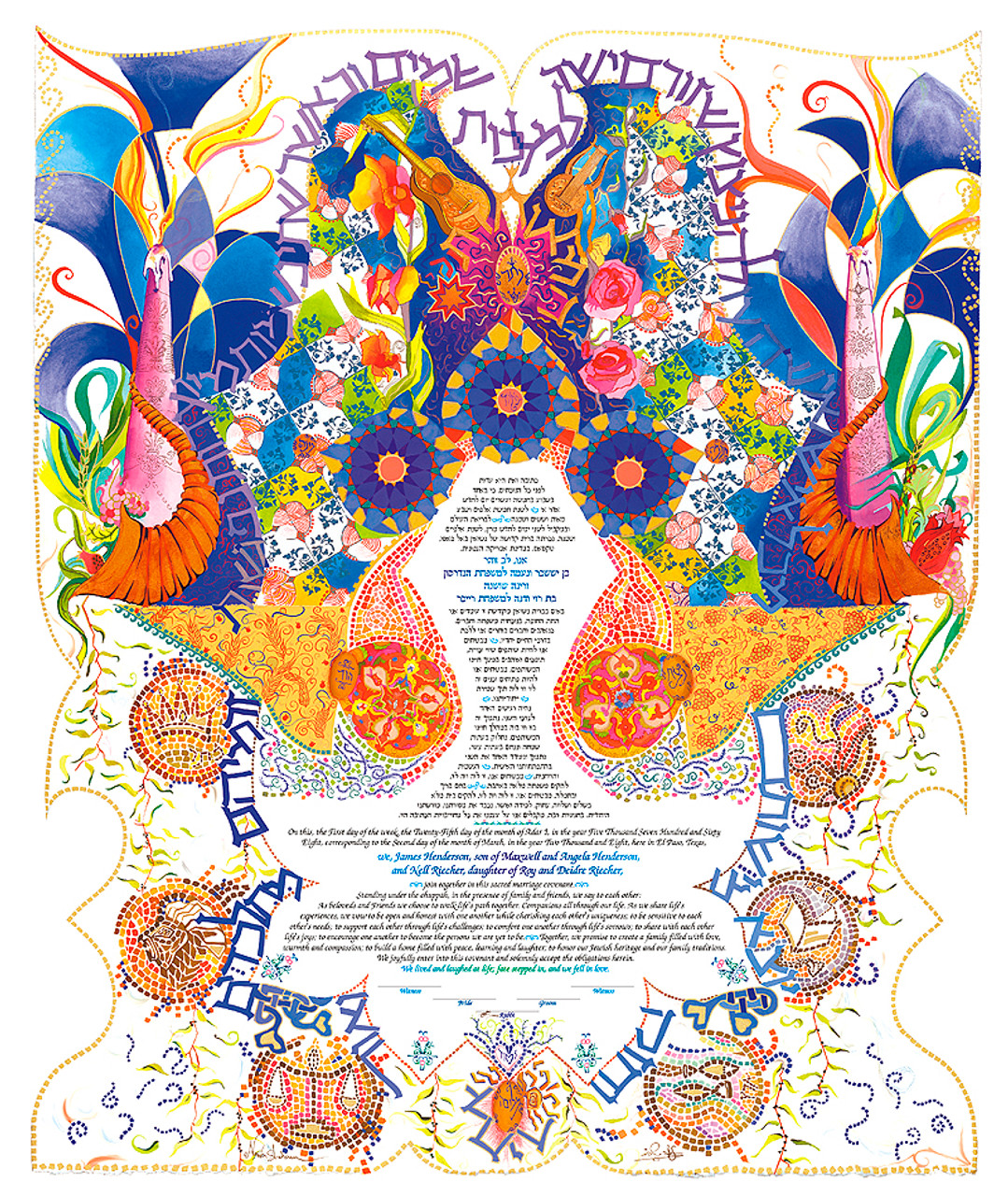 Kabbalah Tree of Life Ketubah - Yussel's Place Jewish Gifts and Judaica kabbalah-tree-of-life-ketubah-yussel-s-place-jewish-gifts-and-judaica