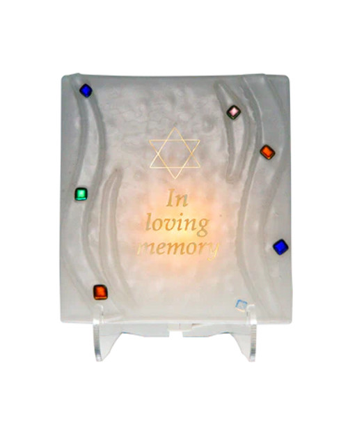Beames Designs "Woven" Motif Electric Yahrzeit Beames Designs "Woven" Motif Electric Yahrzeit