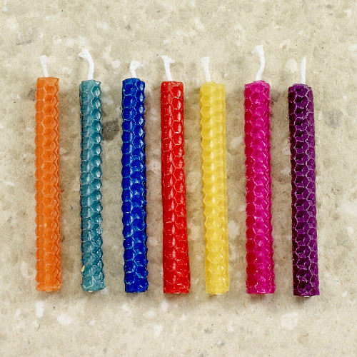 Honeycomb Beeswax Multicolor Candles