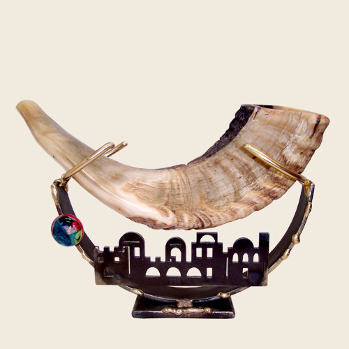 Gary Rosenthal Jerusalem Shofar Holder