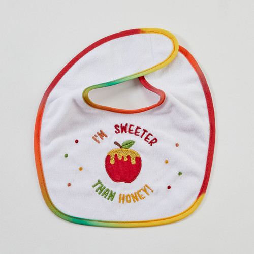 Embroidered Rosh Hashana Bib