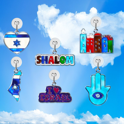 DIY "I Love Israel" Window Art