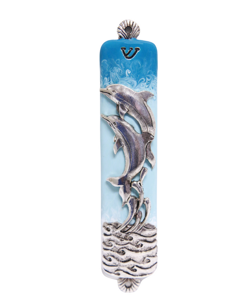 Dolphin Mezuzah