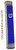 Baskin Art Glass Accordion Blue Mezuzah