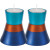 Yair Emanuel Anodized Aluminum Tea Light Candlesticks