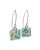Small Angle Earrings - Turquoise