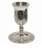 Nickel Plated Kiddush Cup And Matching Tray