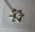 Butterfly/Star Of David Necklace - White Opal