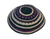 Purple, Gray and Beige Crocheted Kippah