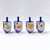 Whimsical Chanukah Foods Dreidel Set