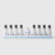 "Let It Snow" Snowmen Menorah
