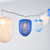 Blue and White Battery Operated Light Set
