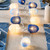 Blue and White Battery Operated Light Set