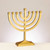 Satin Gold Matte Finish Menorah