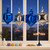 Dreidel Shaped Mylar Balloons - Set of 4