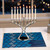 Extra Large Tempered Glass Menorah Tray
