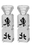 Mah Jongg Crystal Candlesticks-Small