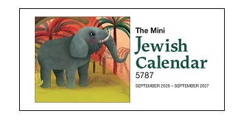 Mini Pocket Jewish Calendar 5787 2026-27