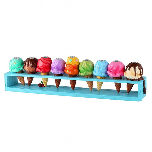 Ice Cream Cones Polyresin Menorah